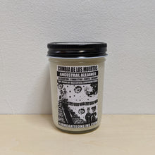 Load image into Gallery viewer, White soy wax candle in glass jar with black and white label by Firme Arte available at Coyote Supply Co, a zero waste witch store in Midtown Reno, Nevada that is BIPOC owned