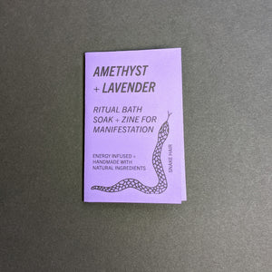 Bulk Ritual Bath Soak:  Amethyst + Lavender