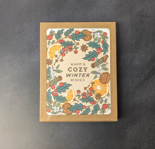 Boxed Card Set: Warm & Cozy Winter Wishes x8