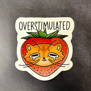 Sticker: Overstimulated