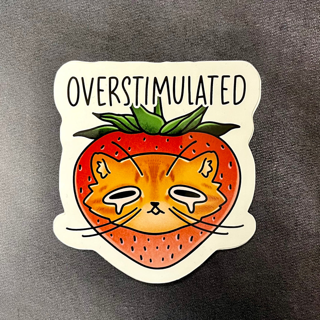 Sticker: Overstimulated