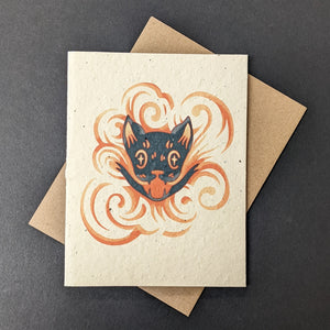 Black Cat Card (seed paper)