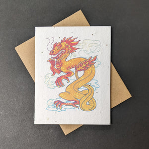 Year of the Dragon Card (seed paper)