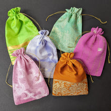 Load image into Gallery viewer, Recycled Sari Pouch