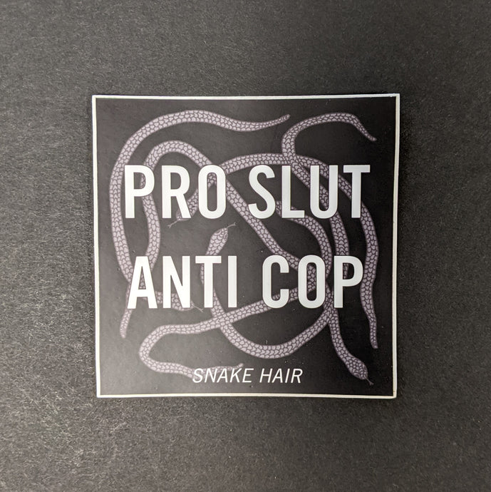 Sticker:  Pro Slut Anti Cop