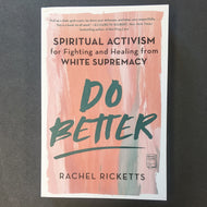 A white paperback book with a cover stylized to look like its been covered with pink paint. The cover reads