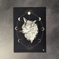 Celestial Wolf Print