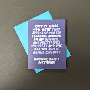 Existential Birthday Card