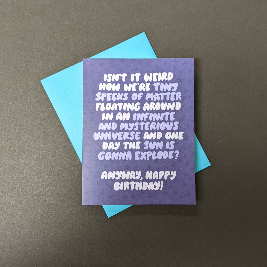 Existential Birthday Card