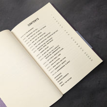 Load image into Gallery viewer, The Book of Juju table of contents pictured on a dark background.

This item is sold at Coyote Supply Co a BIPOC and LGBTQIA+ owned zero waste witch store in Reno Nevada