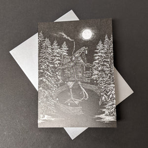 Baba Yaga Holiday Card