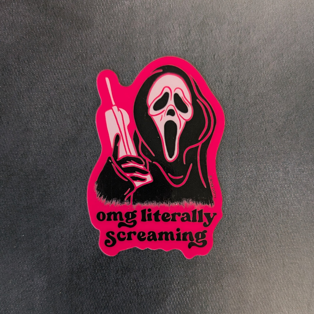 Sticker: Literally Screaming