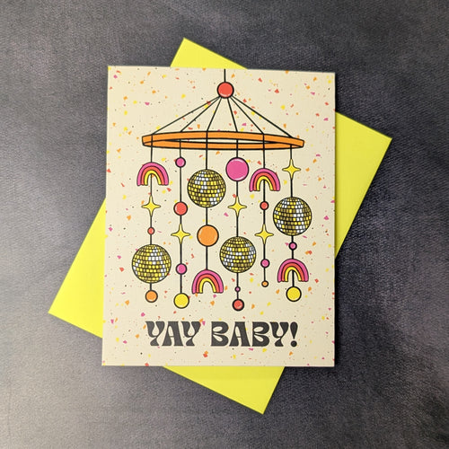 Disco Baby Card
