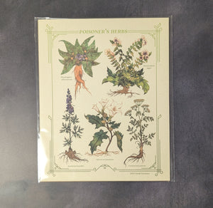 Poisoner's Herbs Print