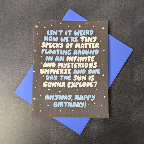 Existential Birthday Card