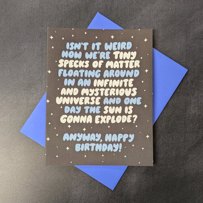 Existential Birthday Card