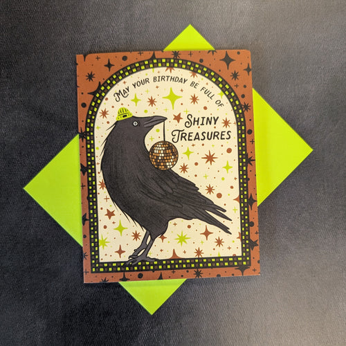 Raven Birthday Card
