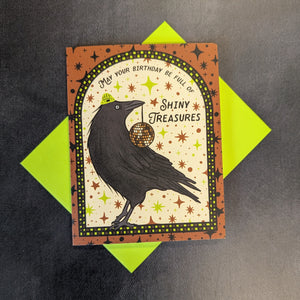 Raven Birthday Card
