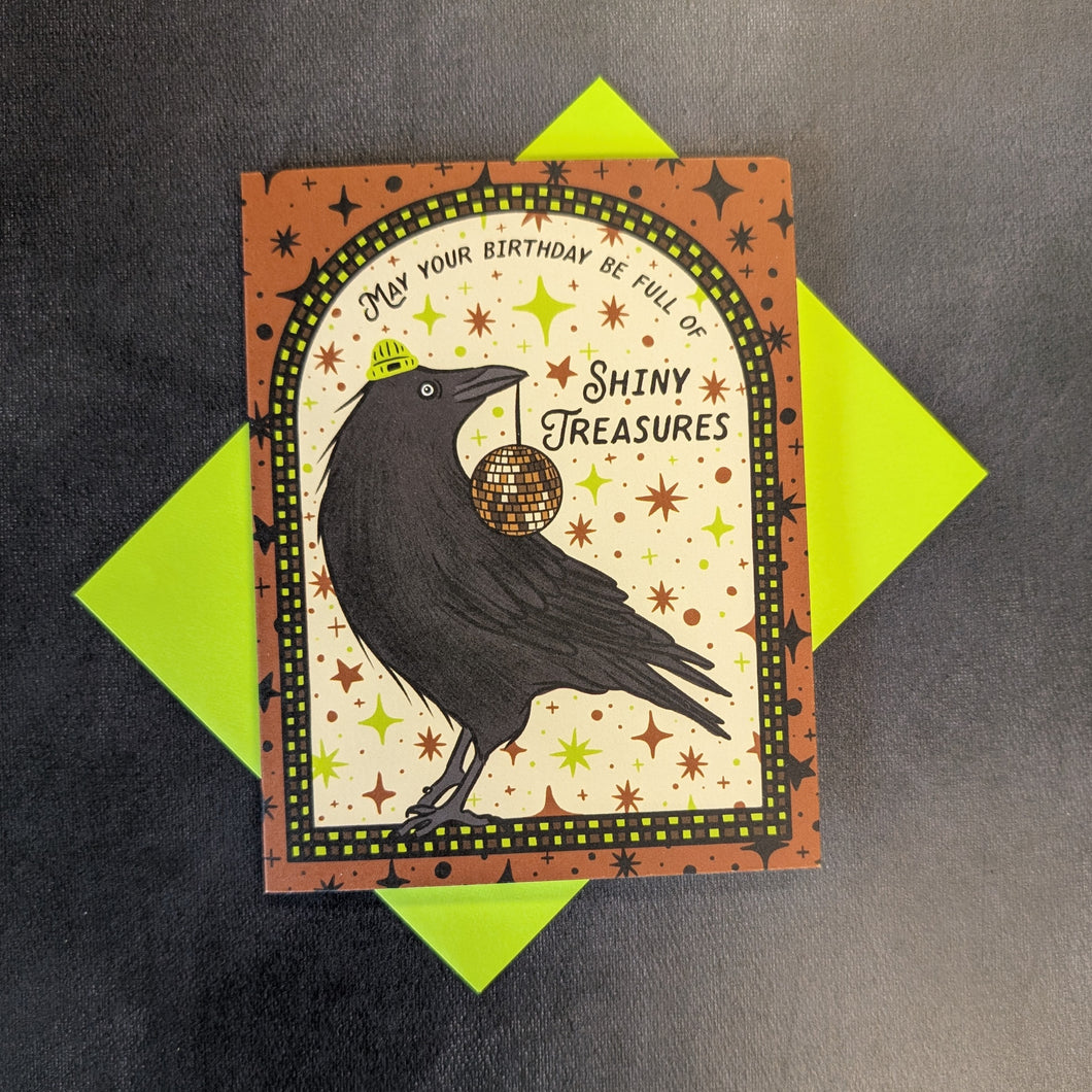 Raven Birthday Card