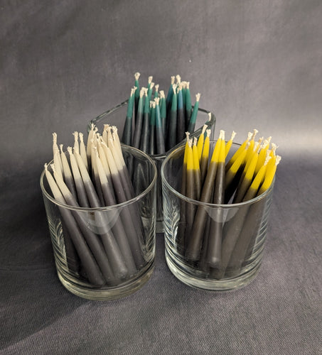 Mini Chime Spell Candles: Beeswax Hex Breakers