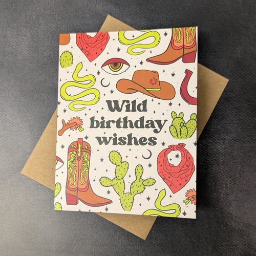 Wild West Birthday Card