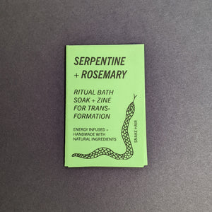 Bulk Ritual Bath Soak:  Serpentine + Rosemary