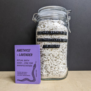 Bulk Ritual Bath Soak:  Amethyst + Lavender