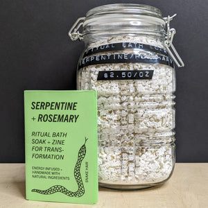 Bulk Ritual Bath Soak:  Serpentine + Rosemary